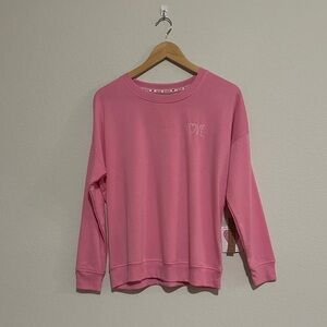 Rae Dunn Pink Crew Neck Sweater